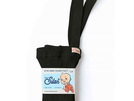 Silly Silas Footed Tights Black Online Hot Sale