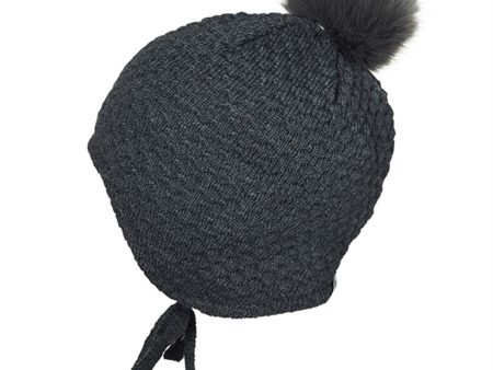 MP Chunky Oslo Baby Hat Dark Grey Melange Online Hot Sale