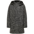 Kids ONLY Dark Grey Melange Sedonna Boucle Uld Jakke Supply