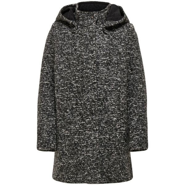 Kids ONLY Dark Grey Melange Sedonna Boucle Uld Jakke Supply