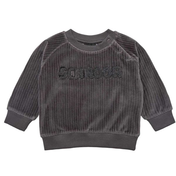 Sofie Schnoor Dark Grey Melange Alfed Sweatshirt For Cheap