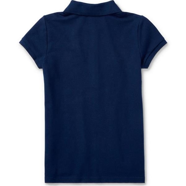 Polo Ralph Lauren Girl Short Sleeved Polo Refined Navy on Sale