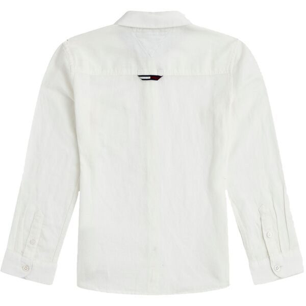 Tommy Hilfiger Essential Cotton Skjorte White Cheap