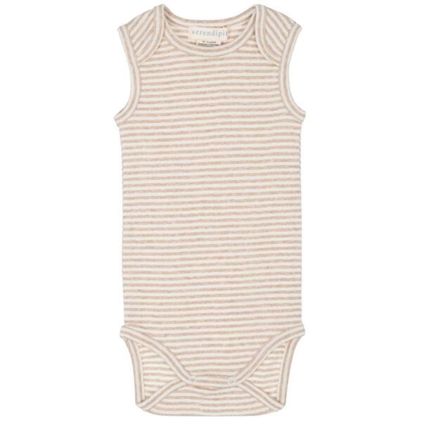 Serendipity Oat Offwhite Baby Tank Rib Stripe Cheap