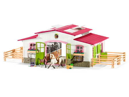 schleich® Horse Club Ridecenter med Rytter og Heste Fashion