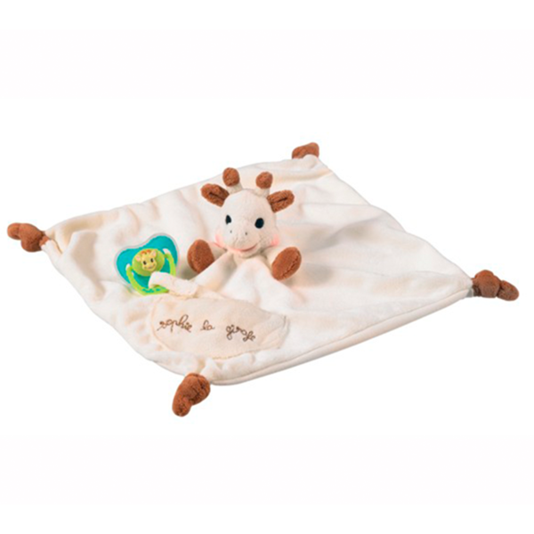 Sophie la Girafe Comforter w. Soother Holder Hot on Sale