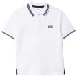 Hugo Boss Boy Short Sleeve Polo White on Sale