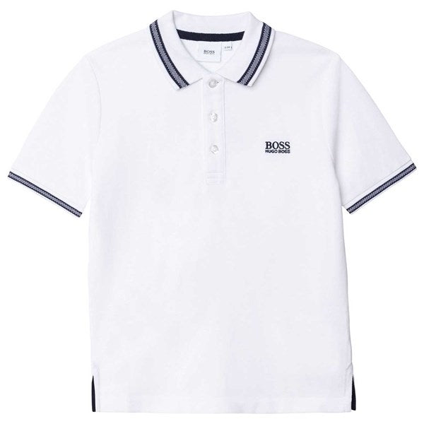 Hugo Boss Boy Short Sleeve Polo White on Sale